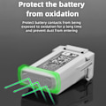 Miniatyrbild 5 av 5: 3 st dammskydd för batteriladdningsport för Mini 3 Pro-batteriport Gray