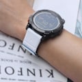 Miniatyrbillede 5 af 5: Til Garmin Fenix 5 / 5X / 6X / 7X Urrem 22mm Dual Color Silikone Smart Watch Band White  Blue