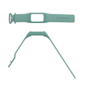 Miniatyrbillede 5 af 5: Integrer silikoneurrem til Fitbit Charge 6/5/4/3, urrem med etui Green