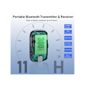 Miniatyrbillede 3 af 3: Bluetooth Sender Modtager med LED Display, 3.5mm Aux Audio Adapter Bluetooth 5.4 Volumenkontrol Bærbar Bluetooth Modtager D