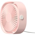 Pikkukuva 1 / 3: Pöytätuuletin - 3 nopeutta 360° säädettävä (Pinkki)