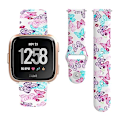 Pikkukuva 1 / 5: Fitbit Versa 2 / Lite 22 mm:n käänteisellä soljella printed watch SDK Butterfly
