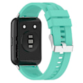 Miniatyrbillede 1 af 5: For Huawei Watch Fit 2 Quick Release Watch Strap Silikone Rem Indigo, Cyan I Huawei Watch Fit 2
