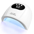 Pikkukuva 1 / 5: Sun S3 88W 2-in-1 UV LED -lamppu puolikestävän kynsilakan ja UV-geelin kuivaamiseen, valkoinen