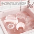 Pikkukuva 4 / 5: Manuaalinen Rintapumppu, Säädettävä Imuvoima Silikonikäsityö Pumppu Imetykseen, Vahva Imu Violetti
