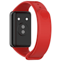 Miniatyrbilde 1 av 5: For Honor Band 9 Watch Band Soft TPU Justerbar Wrist Strap - Mørkegrønn Red
