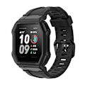 Miniatyrbillede 1 af 4: For Huami Amazfit Ares 1908 Silikone Rem Black