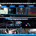 Miniatyrbillede 3 af 5: 2-i-1 Trådløs Adapter Til Android Carplay, Trådløst Kabel, USB Type-C Silver
