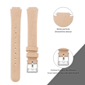 Pikkukuva 3 / 5: For Fitbit Inspire / Inspire HR älykellohihna, ylin kerros naudannahkaa, rannehihna, KOKO L-6,7-8,1 tuumaa Matte Brown