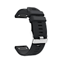 Miniatyrbillede 1 af 3: Til Garmin Fenix 5 silikone urrem (hvid) til Garmin Fenix 5 Black