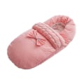 Miniatyrbillede 1 af 4: Baby Sovepose Nyfødt Fortykket Sovepose Tæppe Konvolut Sløjfe Pink S
