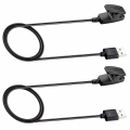 Miniatyrbilde 1 av 3: Kissmart lader for Garmin Forerunner 35 230 235 630 645 Music 735XT ladekabelklemmeledning for Garmin-klokker [2-pakning, 3,3 fot/1 m]