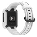 Miniatyrbillede 5 af 5: Passer til Redmi 1/Mi Watch Lite/Redmi 2/Mi Watch2 Lite Monokrom Silikon Integreret Urrem White