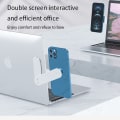 Miniatyrbillede 2 af 5: 2 i 1 Laptop Expand Stand Notebook Til iPhone Xiaomi Support til Macbook Air Pro Desktop Holder Computer Notebook Tilbehør black