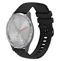 Pikkukuva 1 / 4: 18 mm:n silikonikellon watch Garmin Vivomove 3s:lle Black