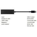 Miniatyrbillede 4 af 4: Usb C Type-c til Magsafe 2 Adapter 45w 60w 85w Magnetisk T-tip / L-tip Output Power Converter Til Macbook Pro 12 13 15 Ac1931