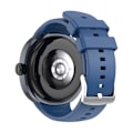 Miniatyrbilde 1 av 2: For Huawei Watch GT Cyber Silikonklokkebånd Vanntett Myk Erstatningsrem med Rustfritt Stålspenne Midnight Blue