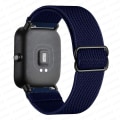 Miniatyrbillede 1 af 5: 20mm/22mm Rem For Amazfit Gts 4/2e/3/gts2 Mini/gtr 4/3/pro/gtr2/47mm/stratos Nylon Elastisk Urarmbånd Amazfit Bip Rem midnight blue 20mm