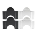 Miniatyrbilde 4 av 5: 22mm/7/8" 25mm/1"" motorsykkelstyrestigerør for pitsykkel Motorsykkelstangfeste håndtaksklemme Universal Black 22mm