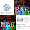 Pikkukuva 5 / 5: Värikkäät Led-valokirjaimet RGB-kirjainvalot Hää-, Syntymäpäivä- ja Joulukoristeluun Kaukosäätimellä Kirjain E