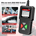 Pikkukuva 4 / 5: Ya101 Obd2 Auton Vikakoodien Diagnostiikkalukija