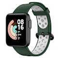Miniatyrbillede 2 af 5: Dual-Color Hollow Silicone Watchband Rem til Xiaomi Redmi Watch 2 H Other Xiaomi Models
