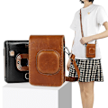 Pikkukuva 5 / 5: Case vaihto Fujifilm Instax Mini Liplay Retro Style -tyyliin Brown