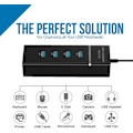 Pikkukuva 3 / 5: Usb C Hub Multiporttisovitin, 4 Portin Usb 3.0 Hubi (Johdon Pituus 120 cm)