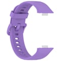 Miniatyrbillede 3 af 5: Til Huawei Watch Fit 3 silikone rem sport armbånd udskiftning Lilac Purple