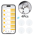Miniatyrbilde 1 av 3: Anti-tapps-enhet Smart alarmposisjonering 5.0 Bluetooth Hvit