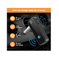 Pikkukuva 5 / 5: Auton Bluetooth Aux -sovitin 3,5 mm Auton Bluetooth Aux -sovitin Langaton äänivastaanotin autostereolle/stereolle