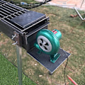 Pikkukuva 4 / 5: 220 V säädettävänopeuksinen sähkötuuletin - Grillituuletin Charcoal Forge -puhallin