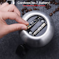 Miniatyrbillede 2 af 2: Usb Genopladelig Automatisk Blender Smart Termokande Selvomrørende Magnetisk Kop Rustfrit Stål Kaffe Mælke Blender Cup yellow