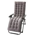 Miniatyrbillede 5 af 5: Have Sun Lounger Pude Pude Udskiftning Hvilestol Stol Sædepuder Hvilestol Mat 125x48x8cm Navy Blue