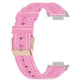 Miniatyrbild 1 av 5: För HuaweiWatch Fit 2 för Smart Watch Nylon Loop Strap Armband Andas handled Pink