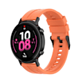 Miniatyrbillede 4 af 4: Til Huawei Watch GT 2 42mm Rem med Sort Spænde Vibrant Orange