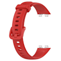 Miniatyrbillede 3 af 5: Reserveur urrem 24mm PU læder urrem til Huawei Band 8 Red