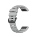 Miniatyrbilde 1 av 5: For Garmin Fenix ​​5 Plus silikonklokkebånd DSS Gray