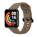Miniatyrbillede 4 af 4: Silikonrem til Xiaomi Mi Watch 2 Brown