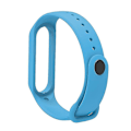 Pikkukuva 2 / 5: Pehmeä TPU-ranneke Xiaomi Mi Band 7:lle, säädettävä rannekorun hihnan vaihto Azure, Sky Blue T Xiaomi Mi Band 7