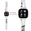 Miniatyrbillede 3 af 4: Til Fitbit Versa 2 Rem Til Fitbit Versa 2 White Ash Flower