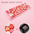 Pikkukuva 5 / 5: Mofii Wireless Mini Candy Keyboard Mouse Combo Set Mix Color 2,4g Pink
