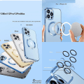 Miniatyrbilde 2 av 2: Ny versjon 2.0 ren linse for etui med kamerabeskytter For iPhone 13 Pro Max Gold