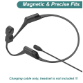 Miniatyrbilde 2 av 4: Kissmart lader for AfterShokz Aeropex AS800, OpenComm, Shokz OpenRun, OpenRun Mini, OpenRun Pro erstatning Shokz ladekabel [3,3ft/1m] 1