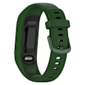Miniatyrbillede 3 af 5: For Garmin Vivosmart 5 Anti-scratch silikone urrem med beskyttende etui håndledsrem Turquoise, Army Green H Garmin Vivosmart 5