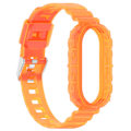 Miniatyrbilde 1 av 2: Passer til Xiaomi Mi Band 8 Integrert Transparent Rem Transparent Orange