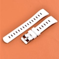 Miniatyrbilde 1 av 4: For Samsung/ Huawei/ Garmin 20mm Universal Watch Strap Replacement Silicone Wrist Band White