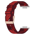 Miniatyrbild 1 av 5: För HuaweiWatch Fit 2 för Smart Watch Nylon Loop Strap Armband Andas handled Red stripes