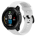 Miniatyrbillede 4 af 5: Til Garmin Forerunner 945/ 935 Udskiftning Rem Stål Spænde Tekstureret Silikone Urrem White