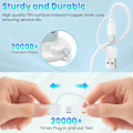 Pikkukuva 4 / 5: 6 in 1 USB A/C -kaapeli Apple Watchille ja iPhonelle, 3 m:n monitoimilatauskaapeli, yhteensopiva iWatch Ultra/SE/9/8/7/6/5/4/3/2/1:n ja iPhonen kanssa